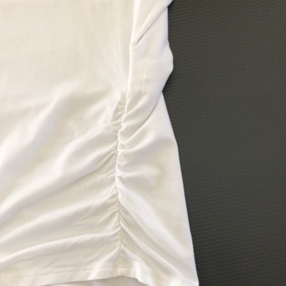 WHBM short sleeve V-neck Tee White SZ Small - Picture 6 of 8